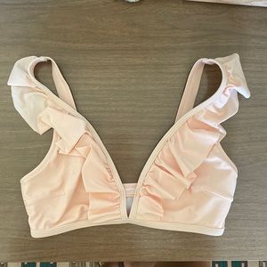 Cupshe pink bathing suit top